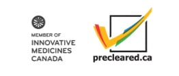 Member of Innovative Medicines Canada and ASC precleared.ca logos.